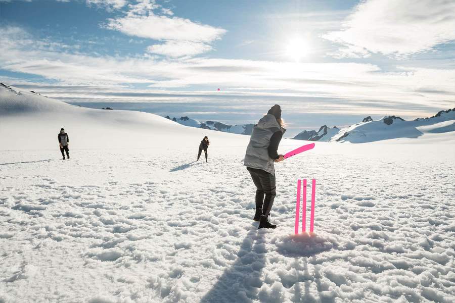 Backyard Cricket at 10,000ft