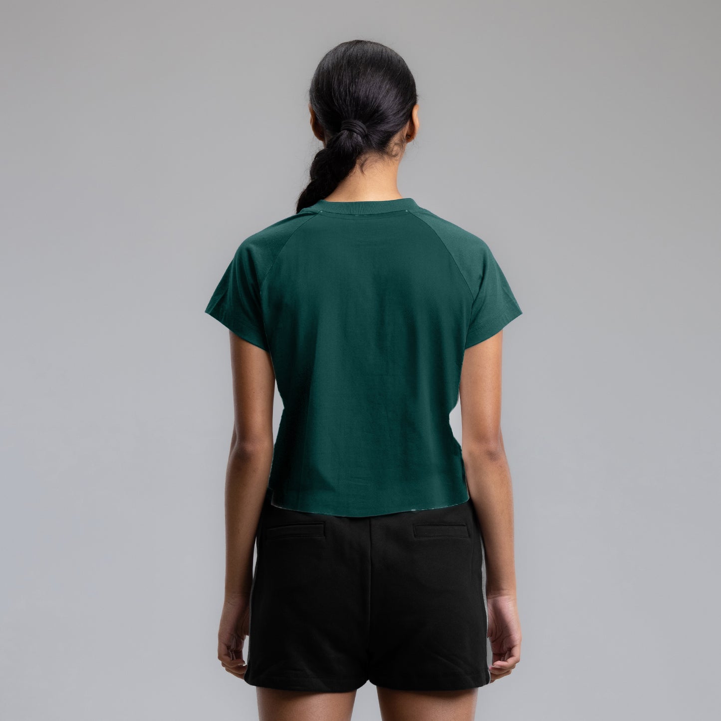 Seven22 Raglan Cropped Tee Women's MOSS