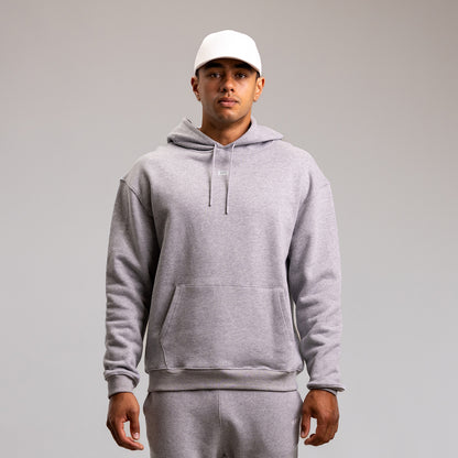 Capsize Box Block Hood Unisex GREY MARLE