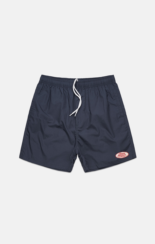 722 Badge Classic Short - Men's Petrol Blue