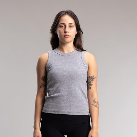 Capsize Box Fitted Tank Women's GREY MARLE