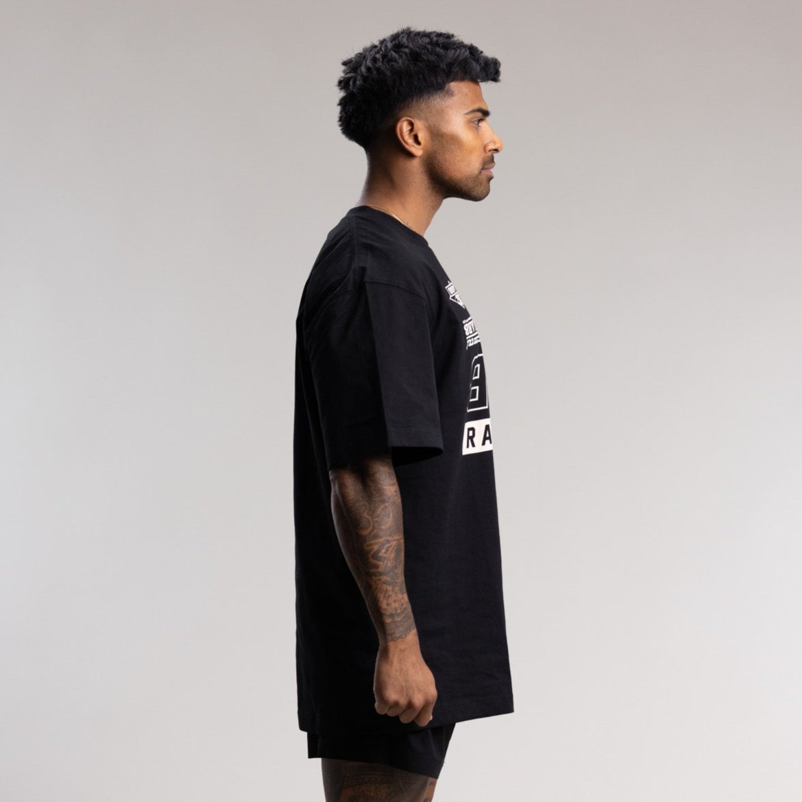 Race 3.0 Block Tee Unisex BLACK