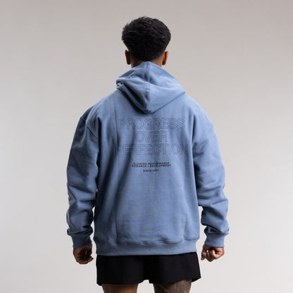 Progress Block Hood Unisex ELEMENTAL BLUE