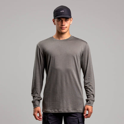 Merino Classic Long Sleeve Tee Unisex ARMY GREEN