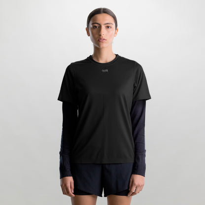 Vertical Tech Tee - Women's BLACK