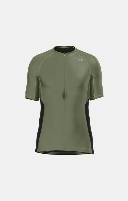 Men's Detour Fitted Top - Army Green - ilabb