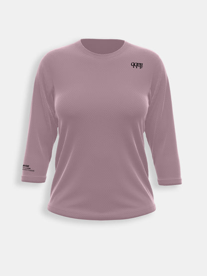 Women's Traverse 3/4 Sleeve Jersey - Rose Dust - ilabb